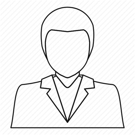 Avatar Face Line Male Outline People Person Icon