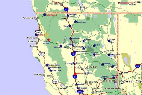 Hwy 1 Northern California Map Northern California Rest Areas
