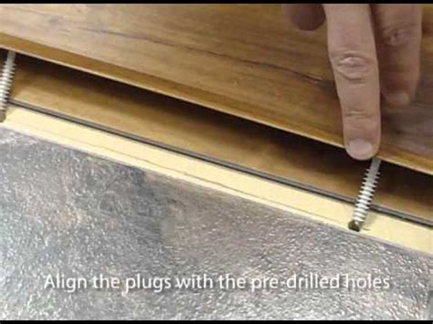 You can purchase a variety of genuine hardwood transitions, even if the floors you a carpet edge gripper is an aluminum strip that holds the edge of carpet with sharp metal teeth. LVT Multi-Trim Transition Installation - Male - YouTube
