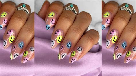 7 Smiley Face Nail Designs For Your Spring Mood Board