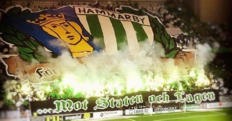 Bajen fans, södermalm, stockholms län, sweden. Hammarby - IFK Göteborg 20.09.2017