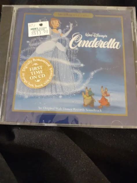 Disney Cinderella Digitally Remastered Original Soundtrack Music Cd
