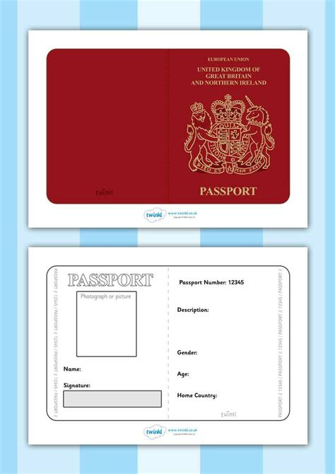 Passport Photos Template The Templates Art