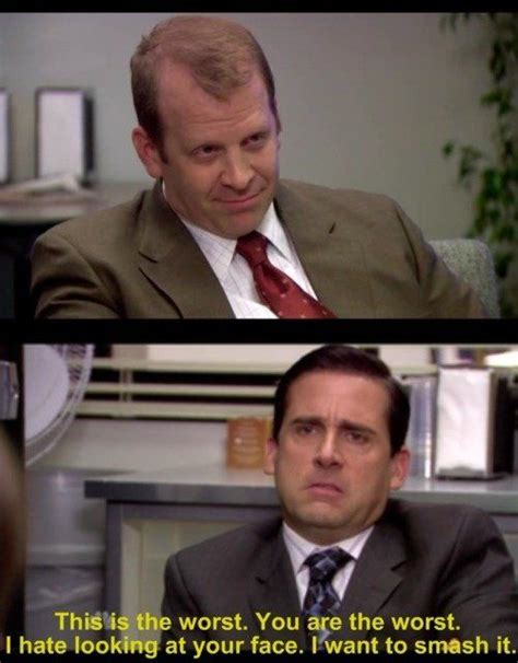 20 Times Michael Scotts Hatred For Toby Knew No Bounds Office Memes