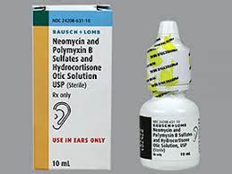 Cortisporin Otic Solution (Generic Neomycin, Polymyxin, and
