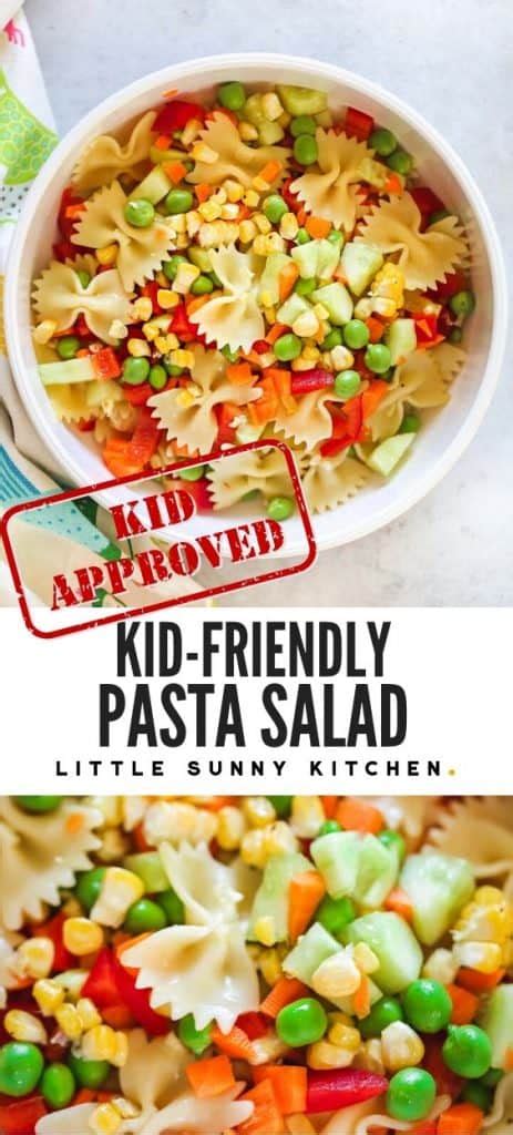 Kid Friendly Pasta Salad Little Sunny Kitchen