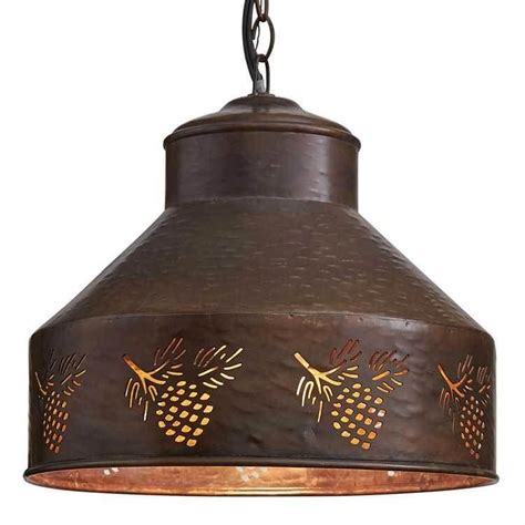 Check Out The Deal On Hammered Copper Pinecone Pendant Light At Cabin