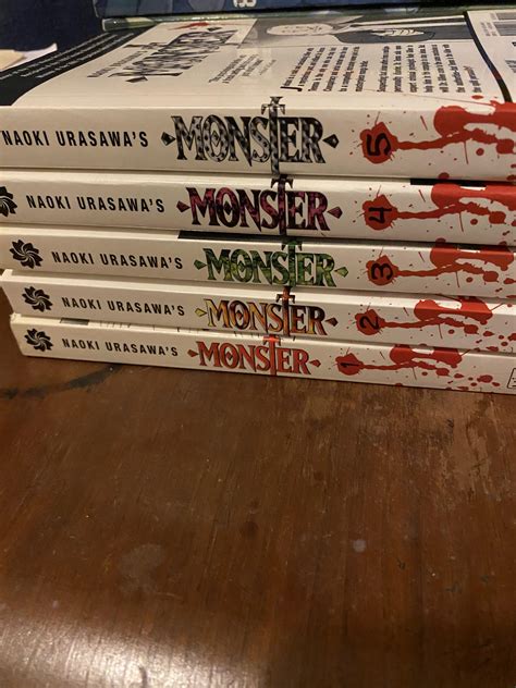 First 5 Volumes Of Monster Came In Today And Im Excited To Read It