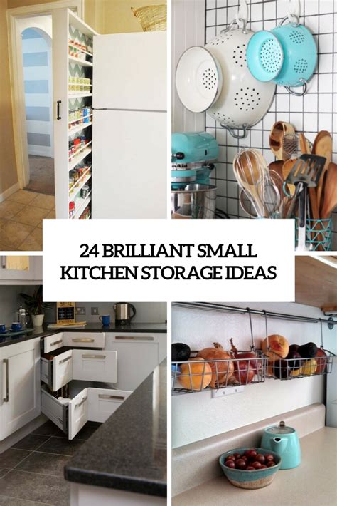 24 creative small kitchen storage ideas