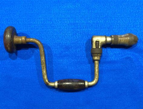 Two Vintage Hand Drills Ratcheting Bit Brace Auger And Eggbeater Ebay