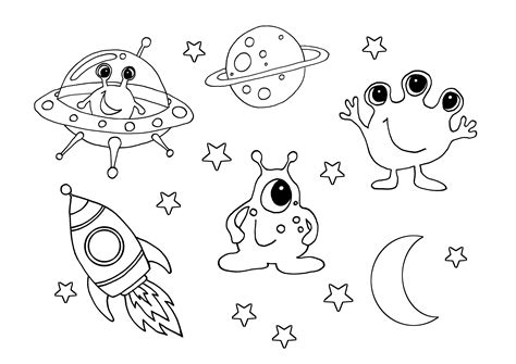 Https://wstravely.com/coloring Page/alien Gray Coloring Pages