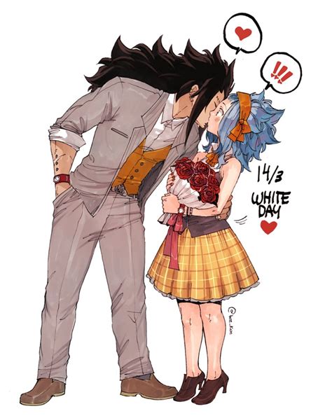 Levy Mcgarden And Gajeel Redfox Fairy Tail Drawn By Rusky Danbooru