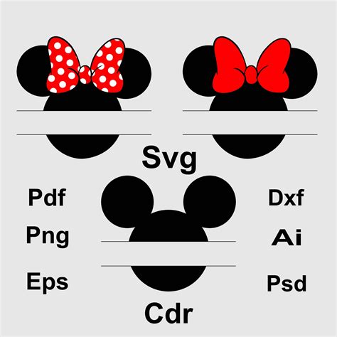 70 Off Mickey Mouse Monogram Mickey Mouse Svg Mickey Ears