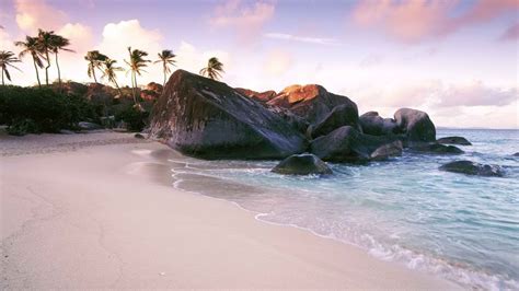 Sunset West Islands British Virgin Islands Wallpapers Hd Desktop