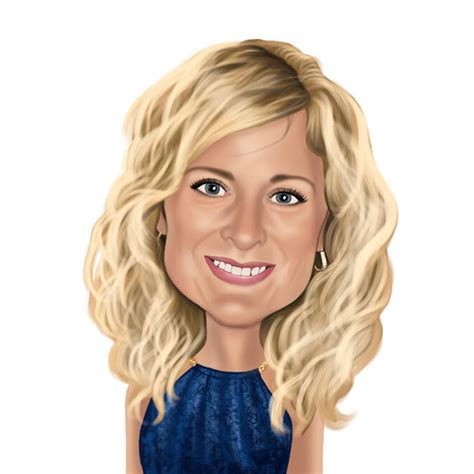 Mother Cartoon Caricature Portrait From Photo For Custom T