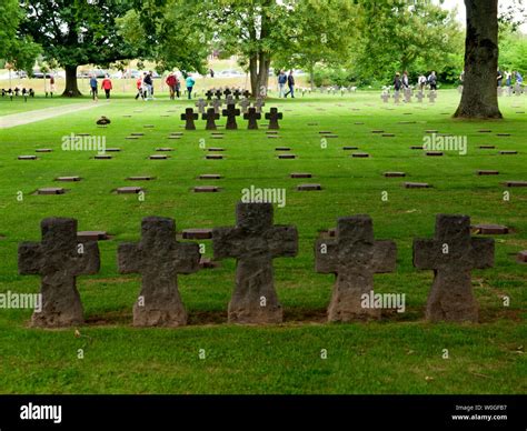 The La Cambe German War Cemetery In Normandy Stock Photo Alamy