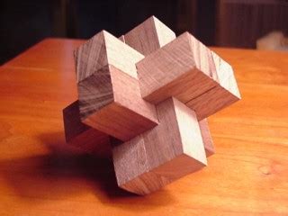 Wooden knot cross puzzle, occ, three pieces, kong ming lock this is a simple yet fascinating cross knot puzzle of three interlocking pieces. Chungdavi's IT Assignment Blog: Burr Puzzle