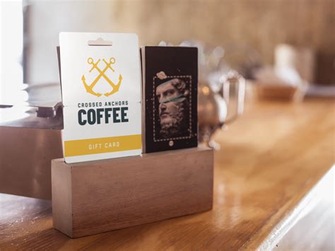 Black tote (sm), mug & roaster's choice coffee. Gift Card - Crossed Anchors Coffee