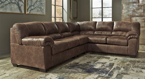 Ashley Furniture 12000 55 46 67 3 Pc Bladen Coffee Fabric Sectional