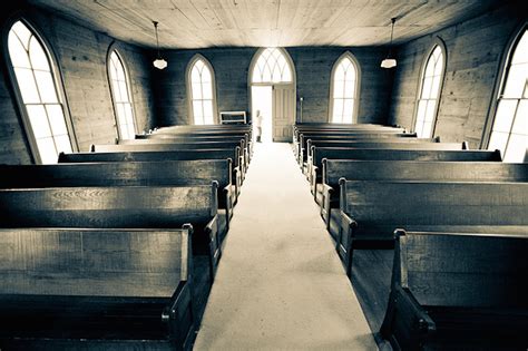 Old Empty Church Pews The Beautiful Tension