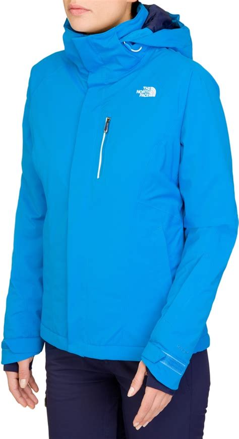 The North Face Jeppeson Womens Skisnowboard Jacket L Blue Aster