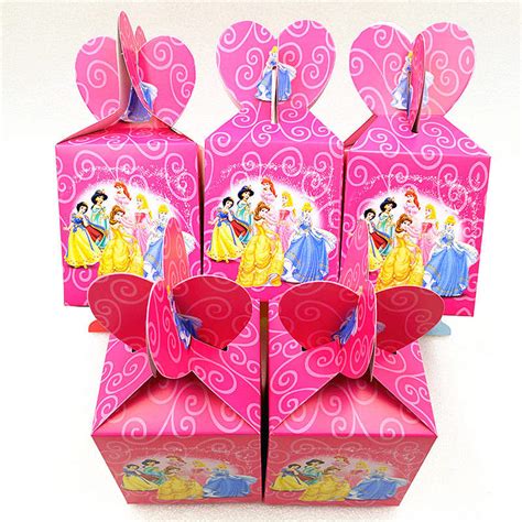 Perfect for any disney fan to add to their collection. 12pcs/lot Disney Six Princess Theme Disposable Paper Candy ...
