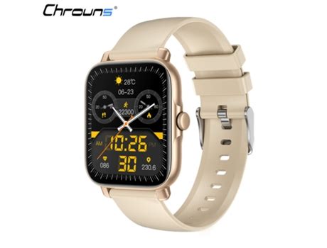 Smartwatch CHRONUS Chamada Bluetooth Monitoramento de Saúde Desportiva