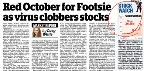 Orph) saw its stock plunge on monday after failing to meet primary and secondary endpoints in a phase 2/3. Daily Mail - Stock Watch Open Orphan #ORPH October 30th