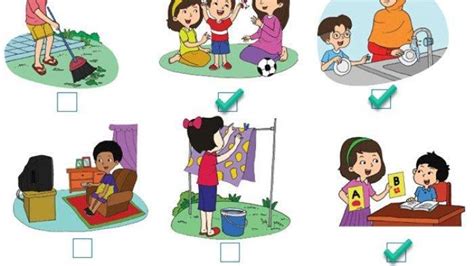 Contoh gambar dekoratif anak sd kelas 3. KUNCI Jawaban Tema 3 Kelas 3 SD, Centang Gambar yang ...