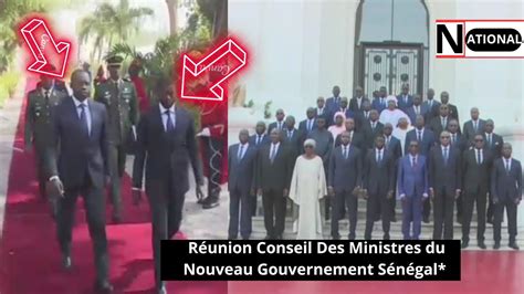 Premier R Union Conseil Des Ministres Du Nouveau Gouvernement Du