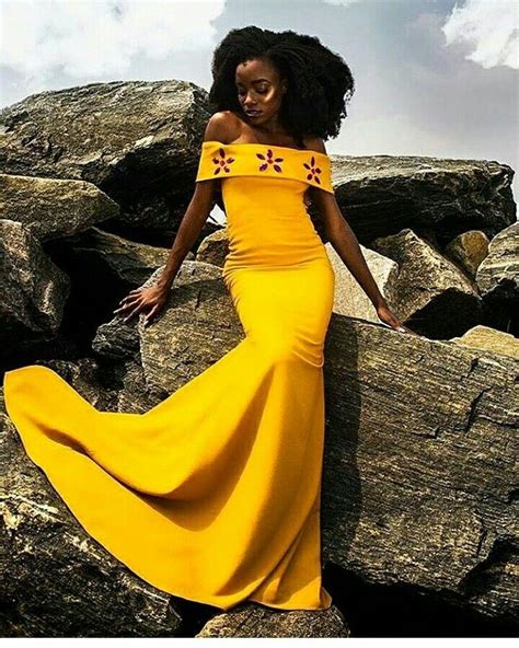 Pin By Jarilyn Conner On Black Women Wearing Yellow Dresses Black