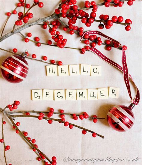Tamsyn Morgans Hello New Month Category Hello December Hello