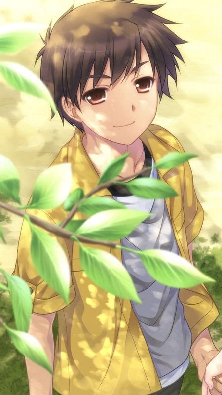 Cute Anime Boy Smile