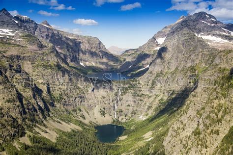 Lake Ellen Wilson Into Lincoln Lake Glacier National Park