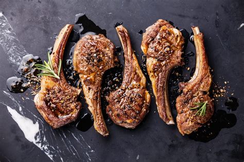 Côtes d agneau rôties