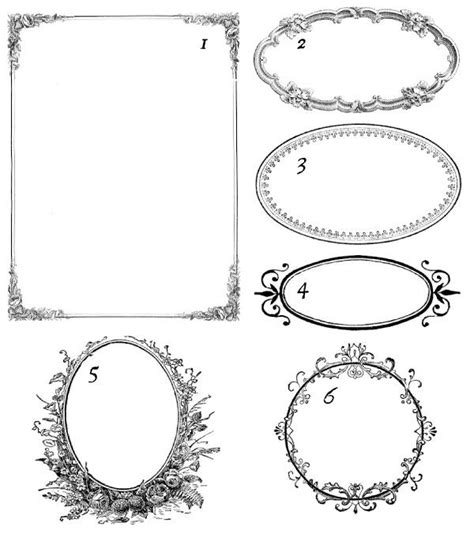 Dieses jahr werden die fenstern mit fensterbildern dekoriert und meine leser bekommen die „fensterbilder weihnachten vorlagen. 200+ Free Vintage Ornaments, Frames and Borders | Vintage ornaments, Vintage frames, Printable ...