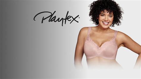 Playtex Body Revelation Underwire Bra With Lace Trim On QVC YouTube