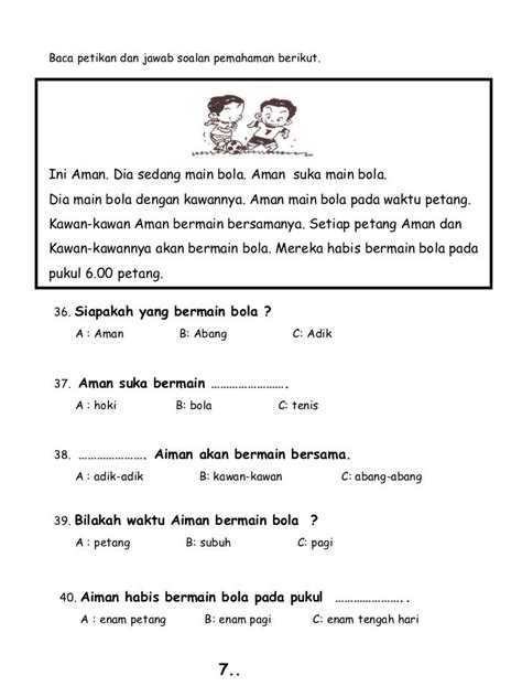 Latihan Tatabahasa Tingkatan 2