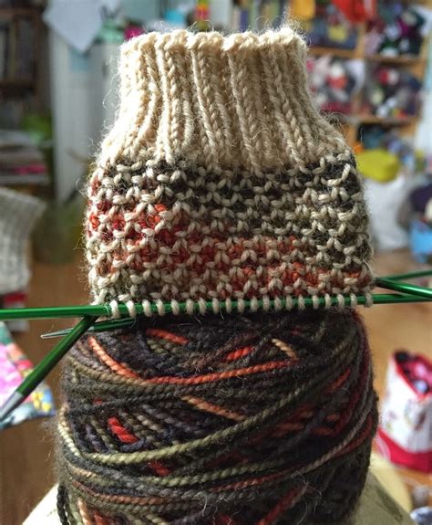Free tutorial with pictures on how to knit or crochet a stripy scarf in 8 steps by knitting with chunky wool, yarn, and knitting needles. Broken Seed Stitch Socks by Hanna Leväniemi. Sue them for ...