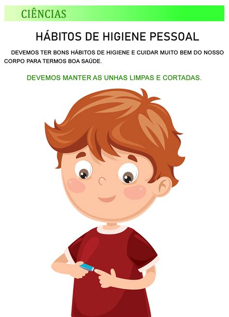 Imagens De Higiene Pessoal Para Imprimir