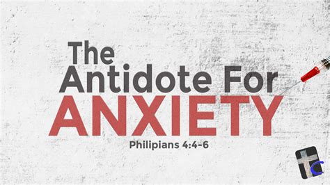 Antidote For Anxiety | Craig T. Owens