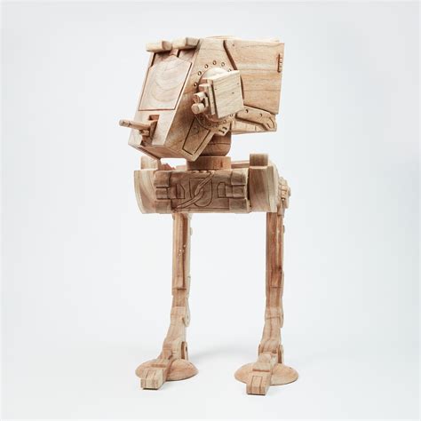 Love My Custom Wood Hand Carved Star Wars Sculptures Touch Of Modern
