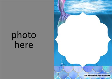 Scroll down and click the link below for the free printable mermaid birthday invitations. FREE Mermaid Invitation Template for Your Kids' Parties ...