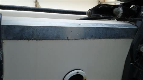 Thoughts On This Grady White Transom Damage The Hull Truth