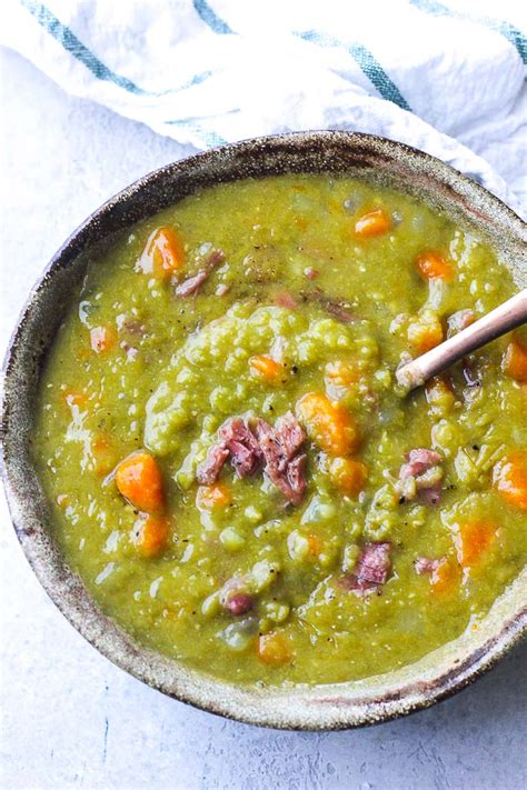 Ten hours in the smoker, and it's fabulously flavored with a heavenly hickory essence! Instant pot split pea soup - Berry&Maple
