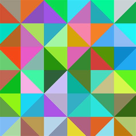 Colorful Triangles Geometric Freebies
