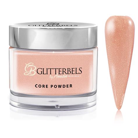 Glitterbels Pre Mixed Core Acrylic Powder Honey Buff Shimmer G