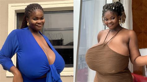 Meet Chioma The New Nigerian Influencer Causing Commotion With Her Huge Boobs