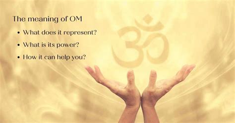 Remarkable Meaning Of Om Do You Understand The Symbol