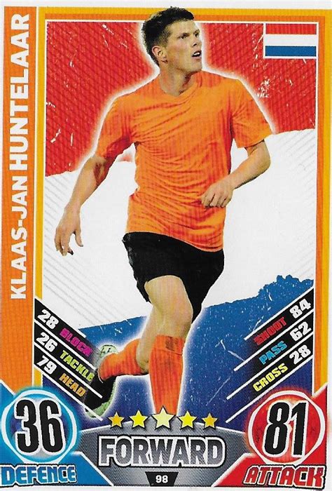 ' limited editions ' and by country saving you a packet collecting match attax european cup england cards. Match Attax - Euro 2012: Holland - Forward, Huntelaar on ...